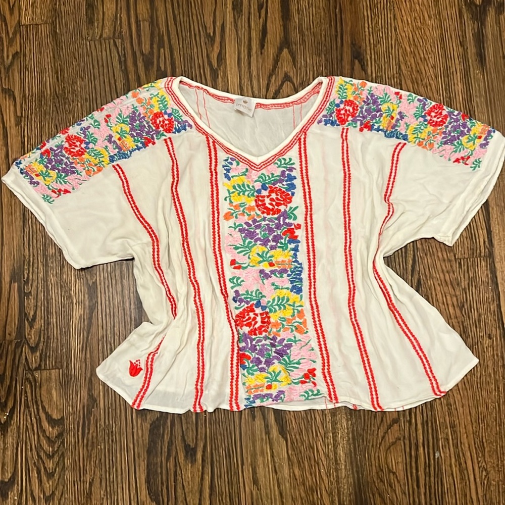 Embroidered J.marie blouse